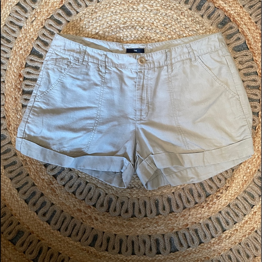 Gap Beige Linen/ Cotton Shorts